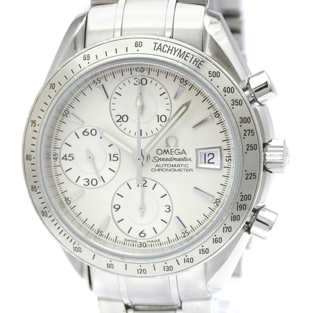 OMEGA Speedmaster Date Steel Automatic Mens Watch 3211.30 Polished